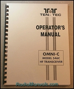 Tentec Omni-C Model 546C Operator's Manual - Click Image to Close